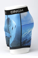 'Cinch' Men's 6" Shark Boxer Briefs - Multi