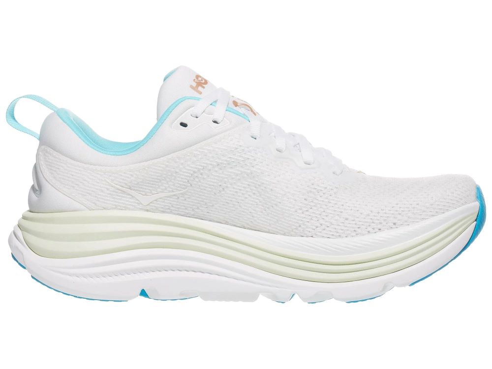 'HOKA' Women's Gaviota 5 - Frost / Rose Gold