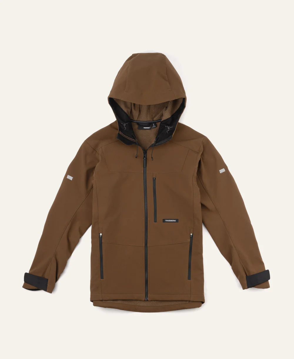 'Truewerk' Men's S3 Solution Hoodie Jacket - Brown