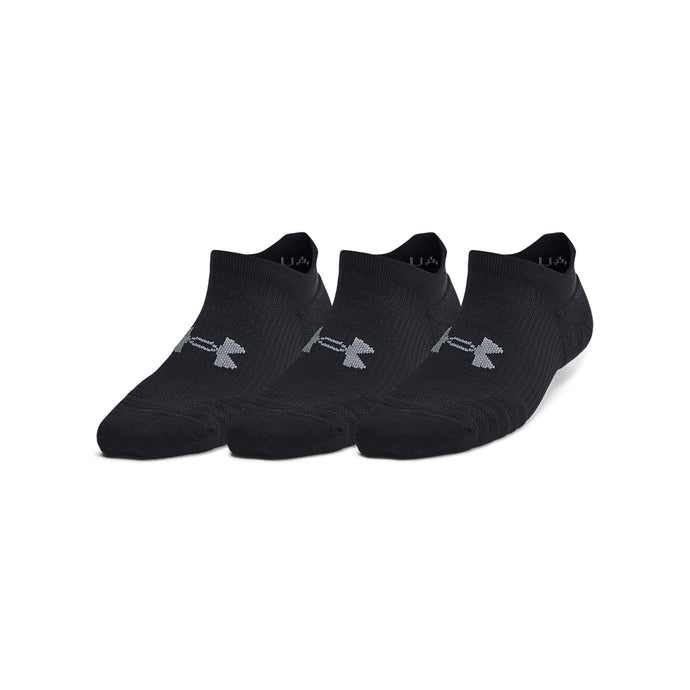 'Under Armour' Women's Play Up No Show 3 Pack Socks - Black