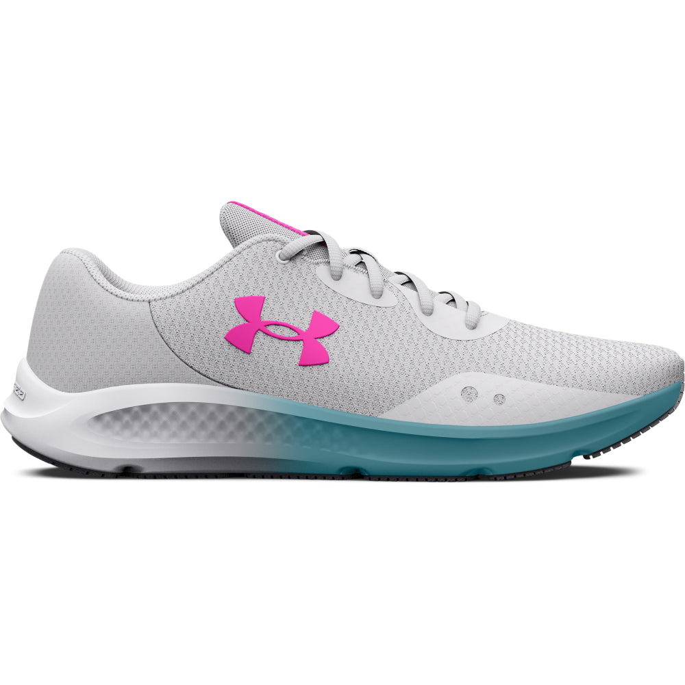 Armour' Women's Charged Pursuit 3 - Halo Grey / Rebel Pink – Trav's