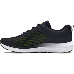 'Under Armour' Men's Charged Assert 10 - Black / Black / High Vis Yellow