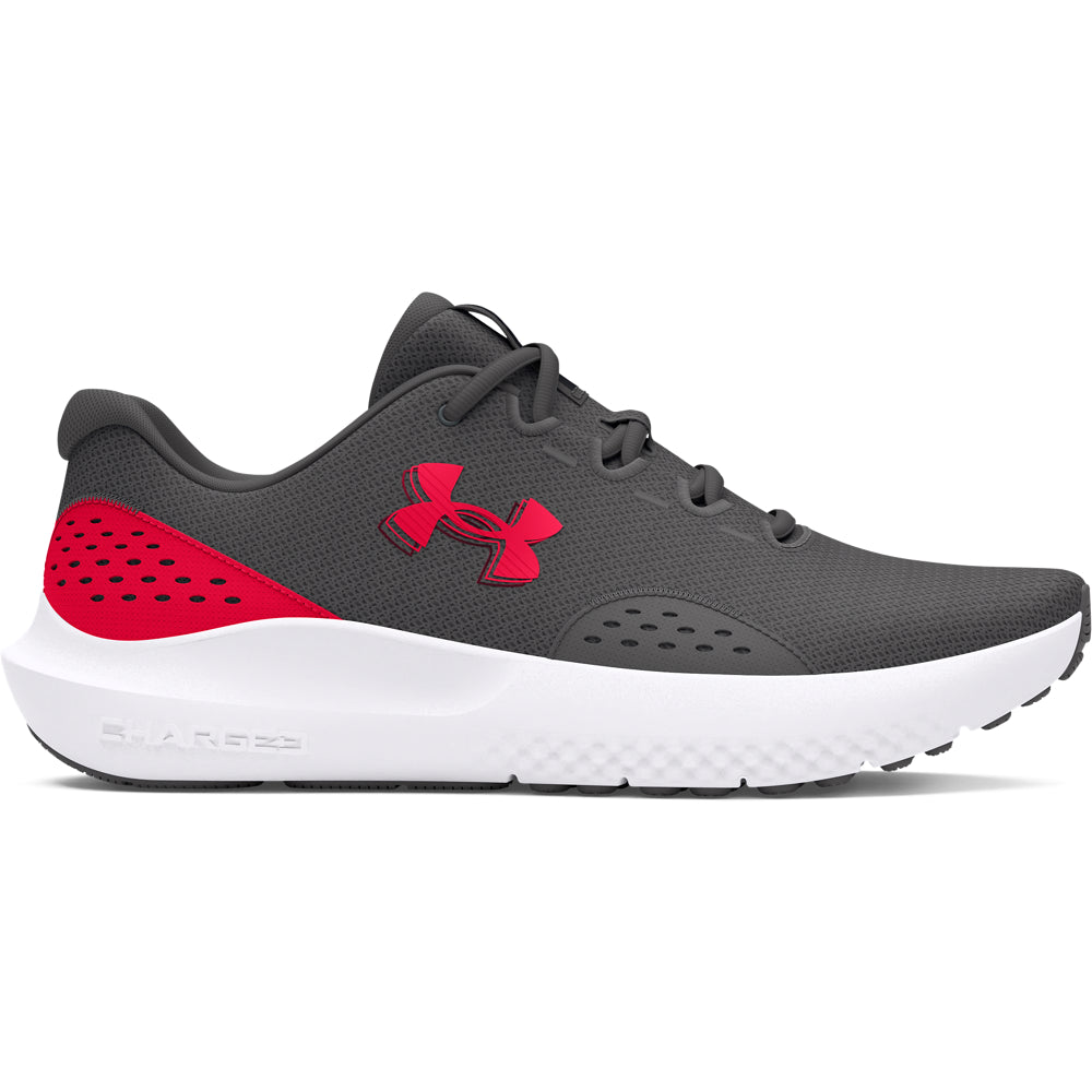 'Under Armour' Men's Charged Surge 4 - Castlerock / Red