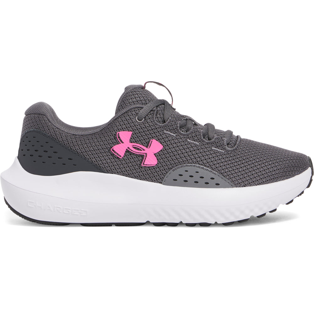 'Under Armour' Women's Charged Surge 4 - Castlerock / Anthracite / Pink