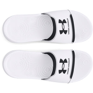 'Under Armour' Men's Ignite Select Slide Sandal - White / White / Black