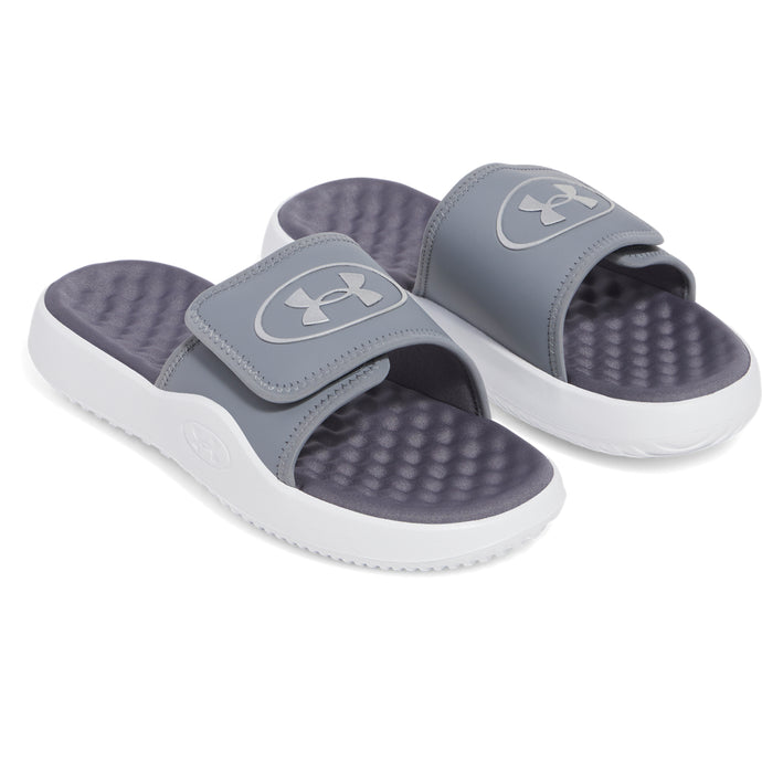 'Under Armour' Men's Ignite Pro 8 Slide - Titan Grey / Distant Grey