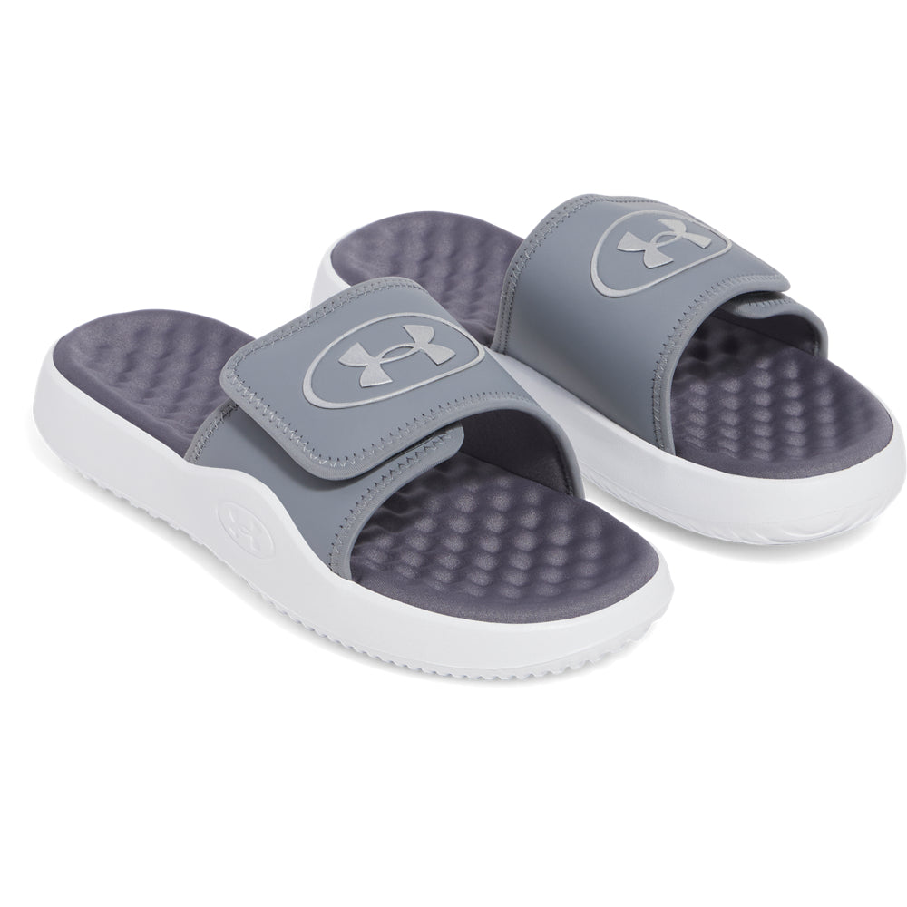'Under Armour' Men's Ignite Pro 8 Slide - Titan Grey / Distant Grey