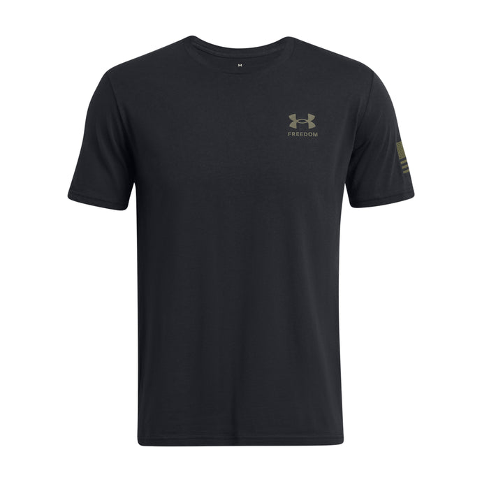 'Under Armour' Men's Freedom Flag Gradien T-Shirt - Black