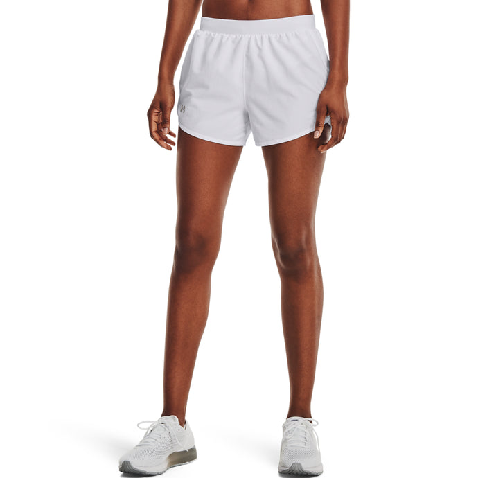 'Under Armour' Women's Fly-By 2.0 Shorts - White