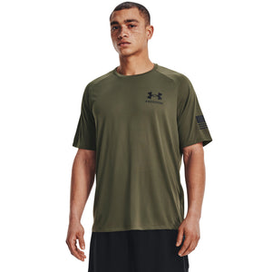 Under Armour' Men's UA Tech™ Freedom T- Shirt - Marine OD Green