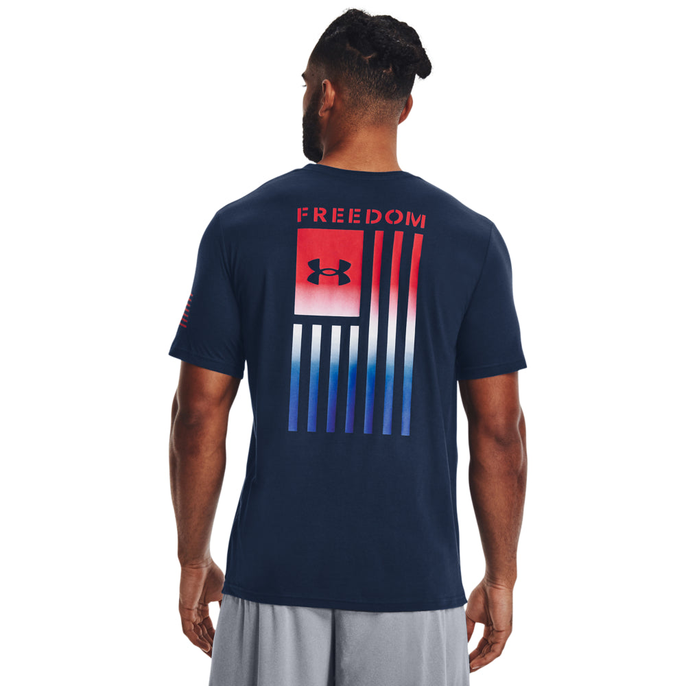 United States Navy Under Armour Camo Flag Tech T-Shirt (Navy), XL