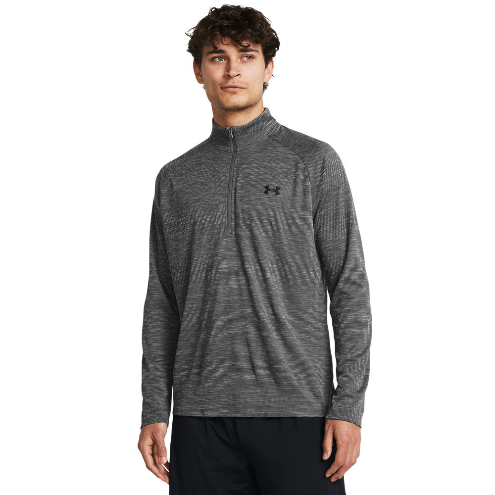 'Under Armour' Men's Textured 1/2 Zip - Castlerock