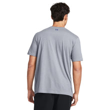 'Under Armour' Men's Freedom Hook T-Shirt - Steel Medium Heather / Royal