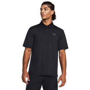 'Under Armour' Men's T2G Printed Polo - Black