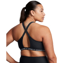'Under Armour' Women's Crossback Low Sports Bra - Black