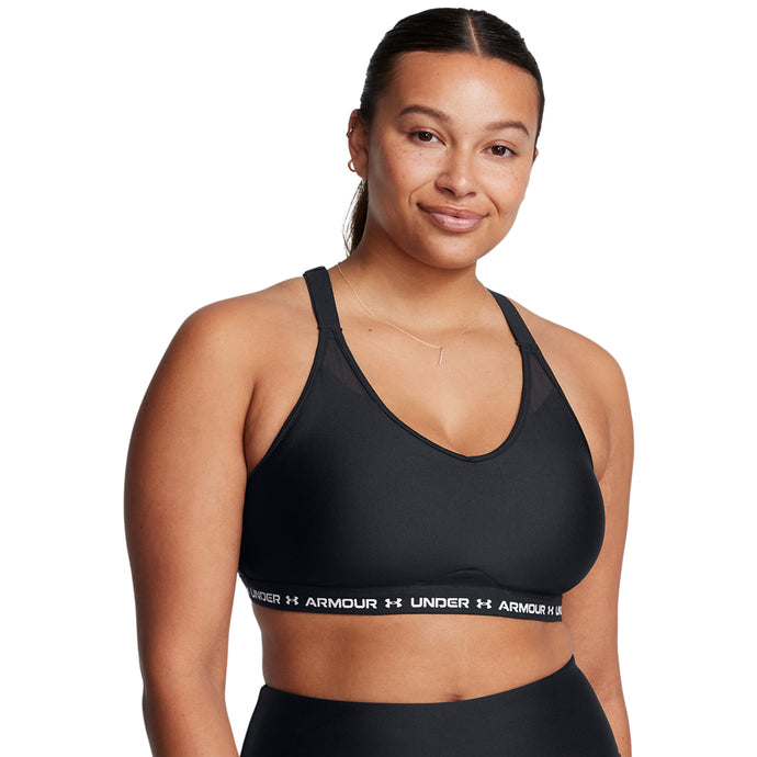 'Under Armour' Women's Crossback Low Sports Bra - Black