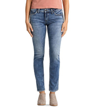 'SILVER JEANS CO' Women's Suki Curvy Mid Rise Straight Leg Jeans - Indigo