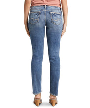 'SILVER JEANS CO' Women's Suki Curvy Mid Rise Straight Leg Jeans - Indigo
