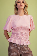 'Easel' Women's Boho Lace Top - Lipstick Pink