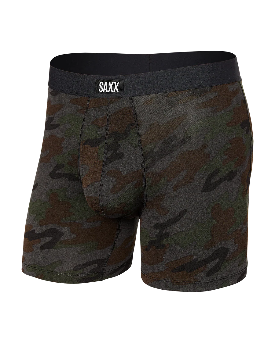 'Saxx' Men's Daytripper Comfort Stretch Boxer Briefs - Black Ops Camo