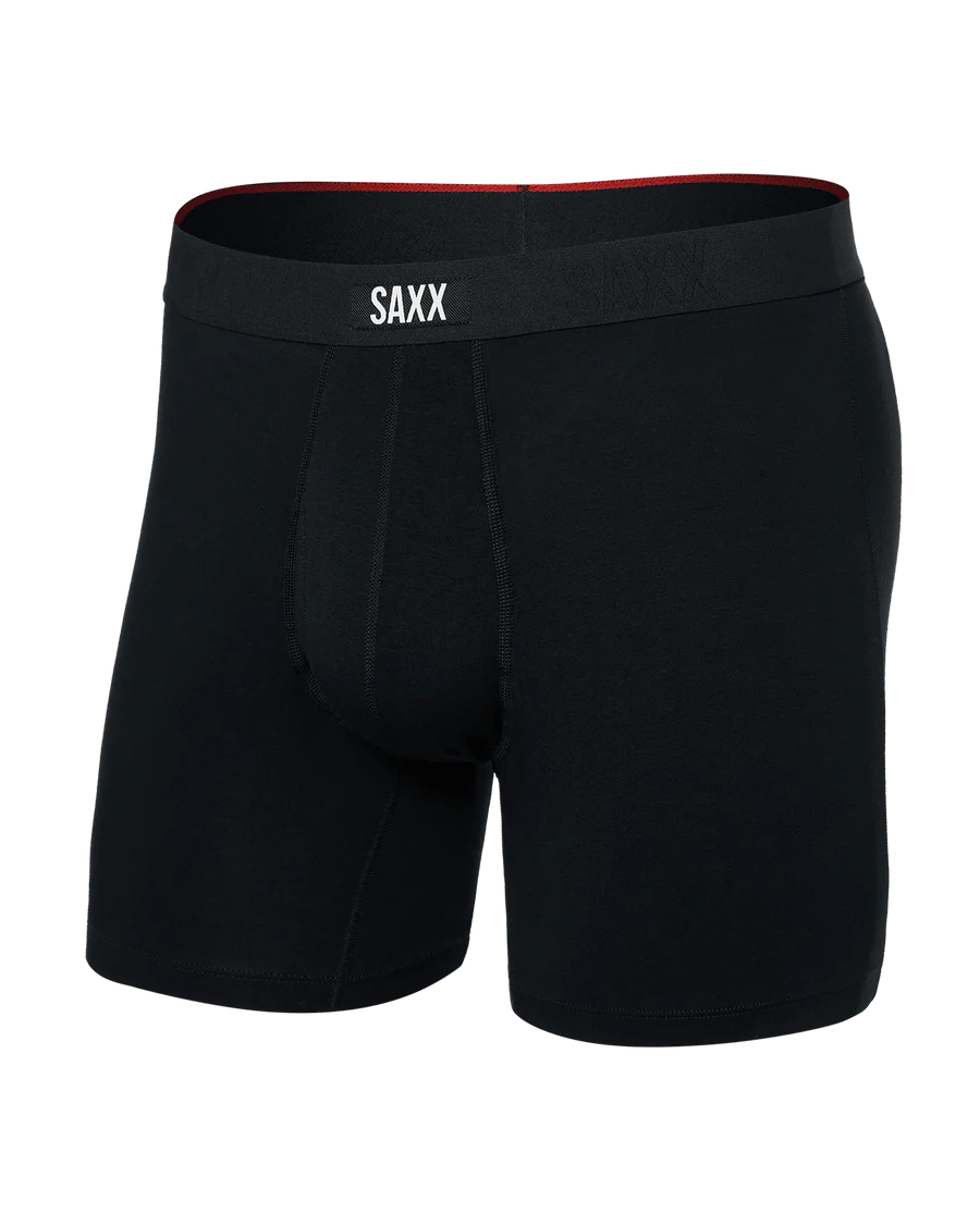 'Saxx' Men's Vibe Xtra Soft Boxer Briefs - Black