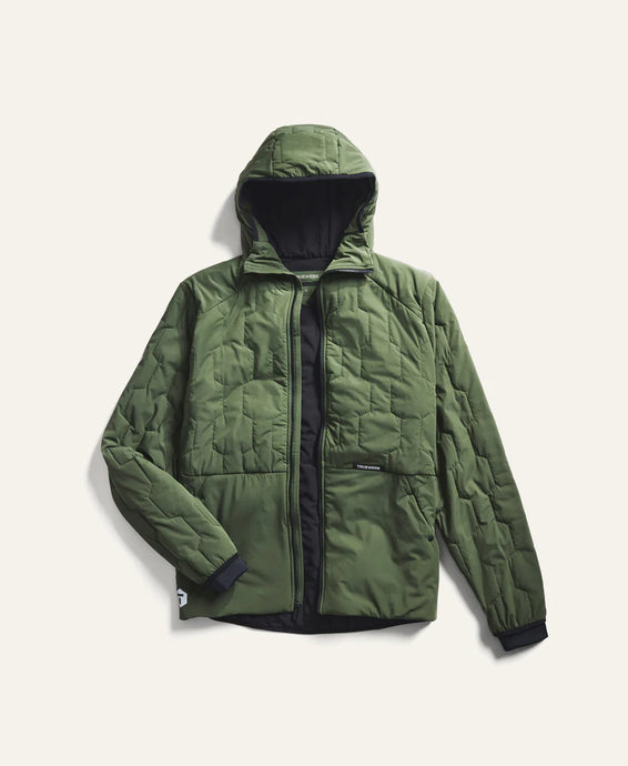 'Truewerk' Men's M3 Woobie Hoodie Jacket - Deep Olive