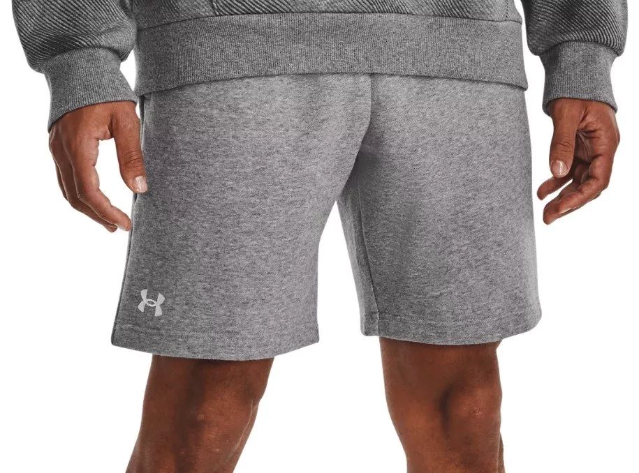 'Under Armour' Men's Rival Fleece Shorts -  Light Heather Grey