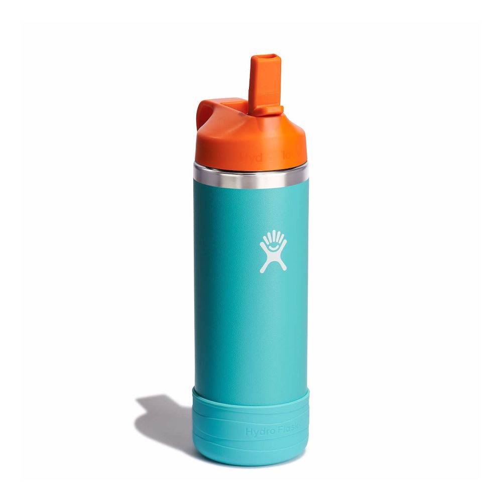 'Hydro Flask' 18 OZ. Kid's Wide/Straw - Seaspray – Trav's Outfitter