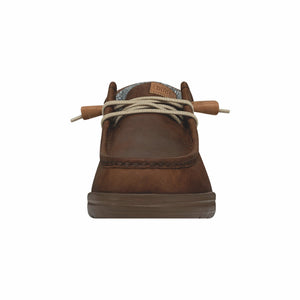 'Hey Dude' Men's Wally Grip Leather - Brown