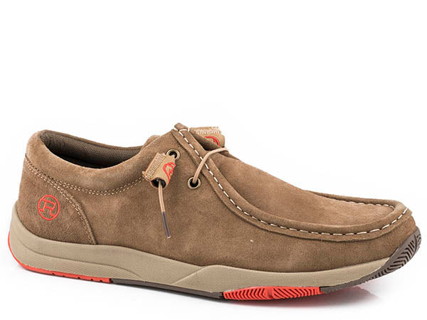 'Roper' Men's 2 Eyelet Suede Chukka - Tan