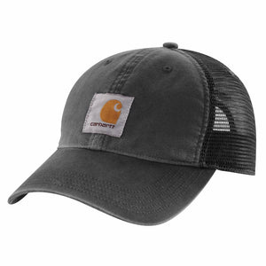 'Carhartt' Men's Adjustable Canvas Mesh-Back Cap - Black