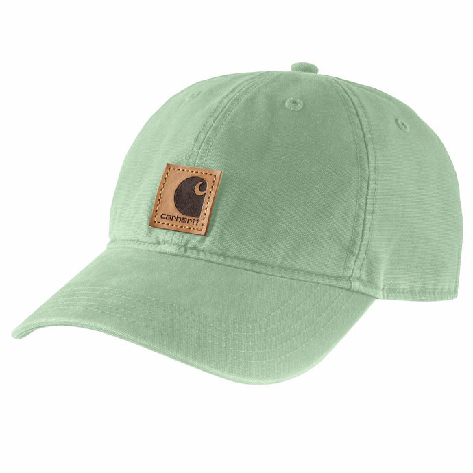'Carhartt' Men's Adjustable Canvas Cap - Soft Green