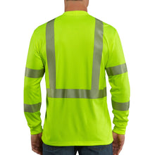 'Carhartt' Men's Force Hi Vis Class 3 Shirt - Lime Green