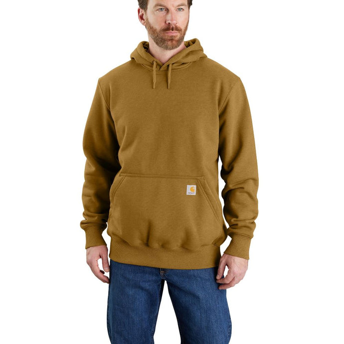 'Carhartt' Men's Rain Defender Paxton Heavyweight Hoodie - Oak Brown Heather