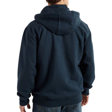 'Carhartt' Men's Rain Defender®Paxton Heavyweight 1/4 Zip Hooded Mock Sweatshirt - Navy