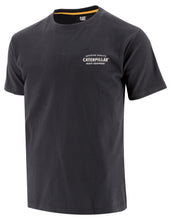 'Caterpillar' Men's Quality Trademark Short Sleeve Tee - Black