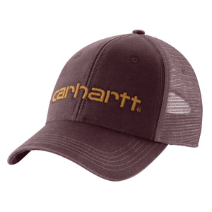 'Carhartt' Men's Canvas Mesh-Back Logo Graphic Cap - Port