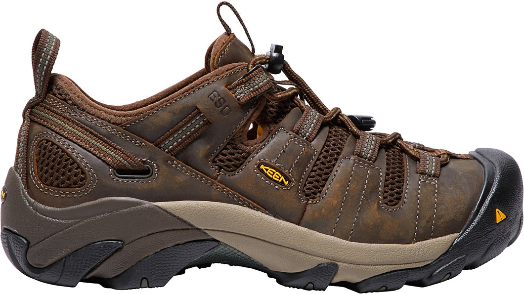 'Keen Utility' Men's Atlanta Cool ESD Soft Toe - Cascade Brown / Forest Night