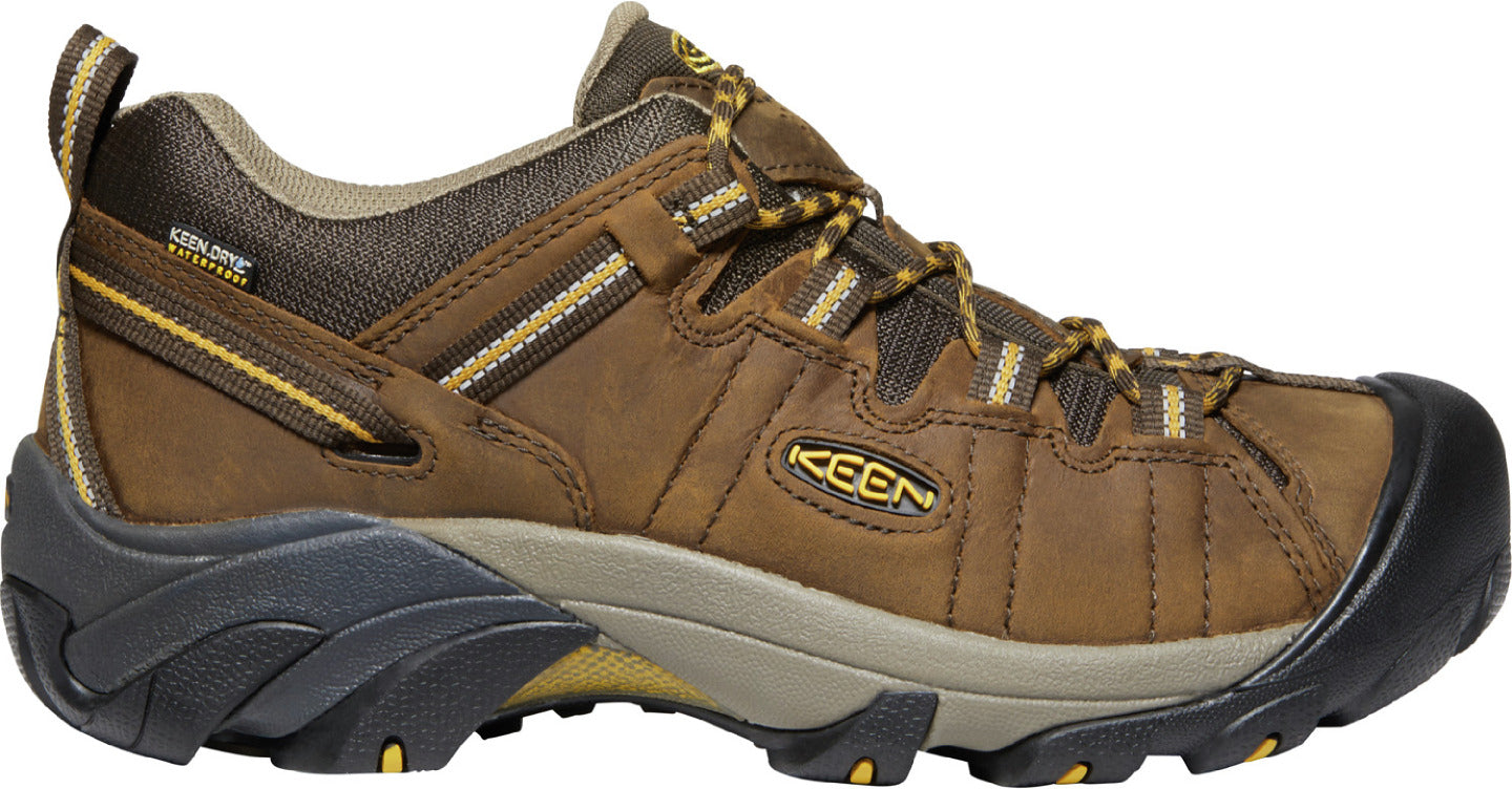 'Keen Outdoor' Men's Targhee II WP Hiker - Cascade Brown / Golden Yellow (Wide)