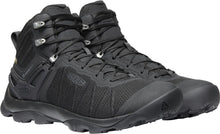 'Keen Outdoor' Men's Venture WP Leather Mid Hiker - Black / Black