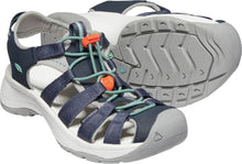 'Keen Outdoor' Women's Astoria West Sandal - Navy / Beveled Glass