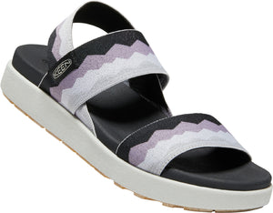 'Keen Outdoor' Women's Elle Backstrap Sandal - Black / Thistle