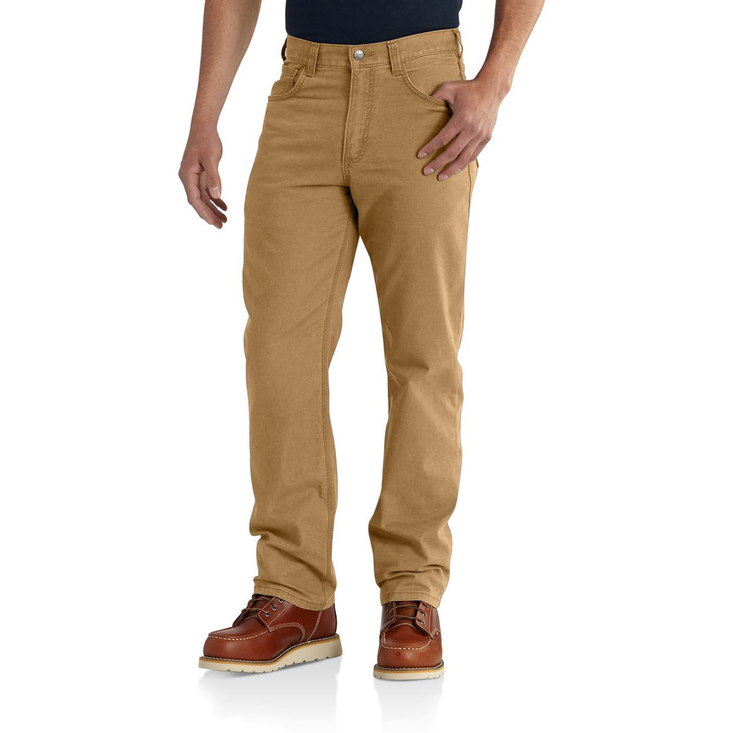 'Carhartt' Men's Rugged Flex® Flex Relaxed Canvas 5-Pocket Pant - Hickory