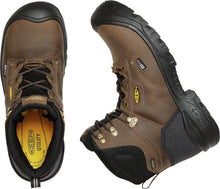 'Keen Utility' Men's 6" Independence EH WP Comp Toe - Dark Earth / Black