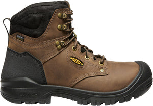 'Keen Utility' Men's 6" Independence EH WP Soft Toe - Dark Earth / Black