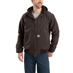 Carhartt Men's Flannel Fleece Lined Hooded Shirt Jac - Traditions Clothing  & Gift Shop