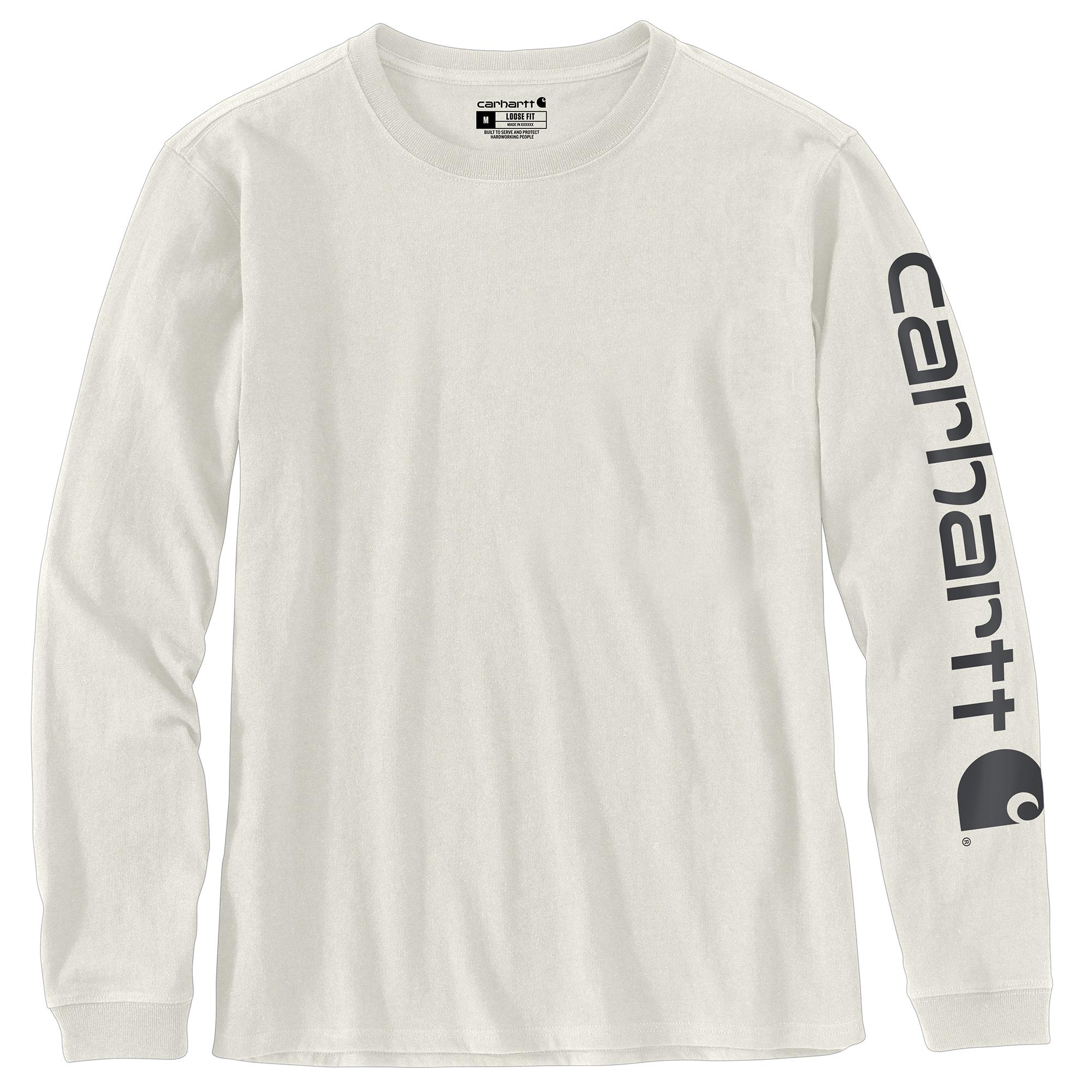 'Carhartt' Women's Workwear Logo Sleeve T-Shirt - Malt