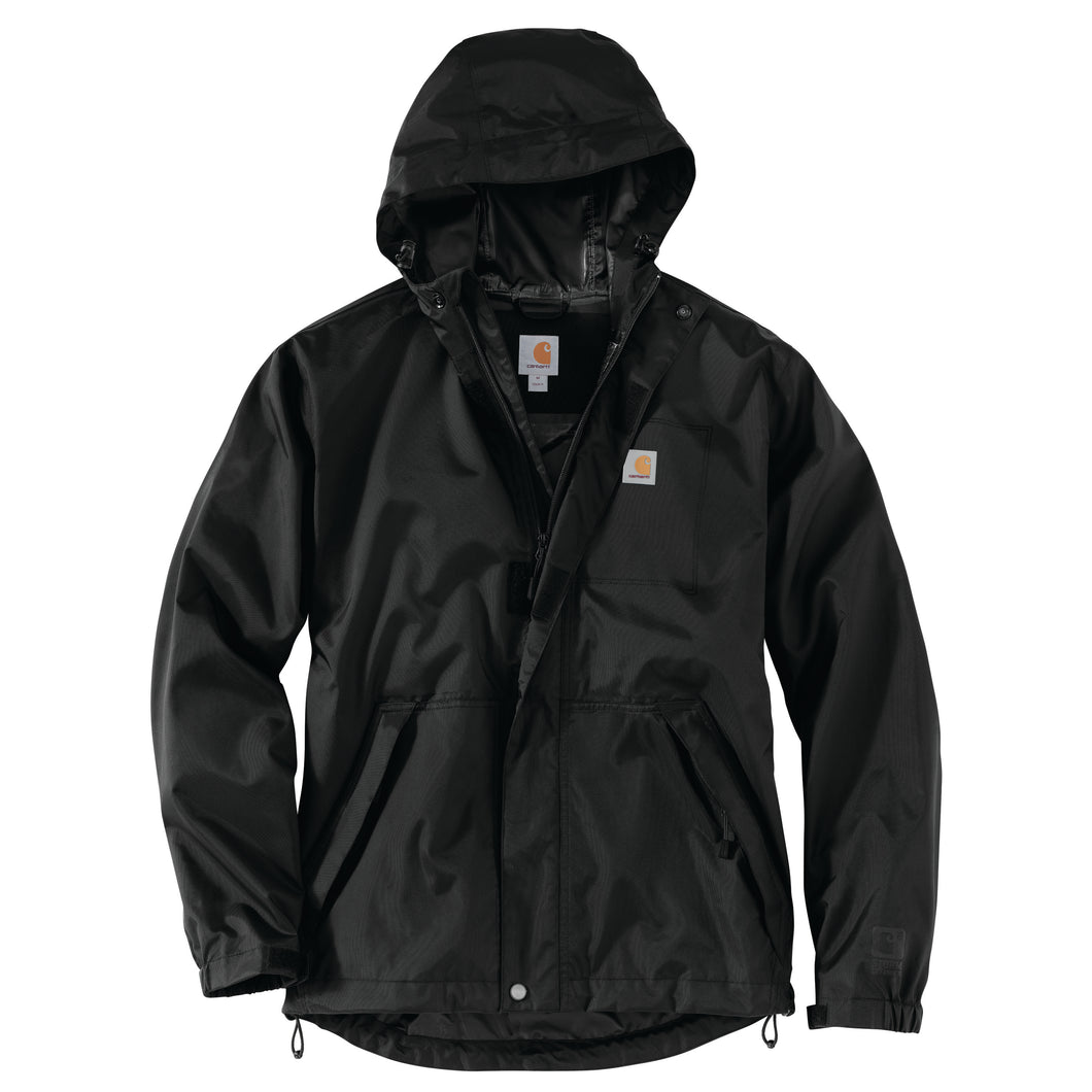 'Carhartt' Men's Dry Harbor WP Hooded Jacket - Black