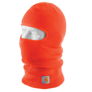 'Carhartt' Men's Knit Insulated Face Mask - Brite Orange