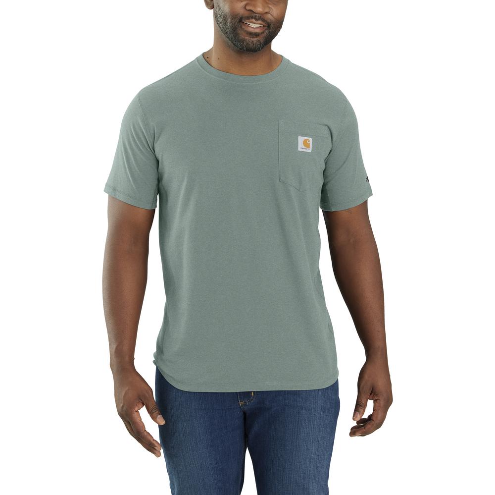 'Carhartt' Men's Force® Relaxed Fit Midweight Pocket T-Shirt - Succulent Heather